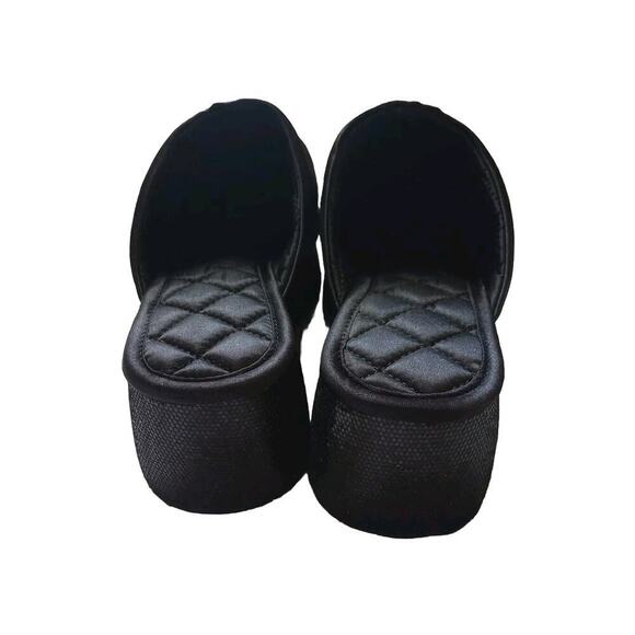 ZSA ZSA Women’s Slip On Shoes Luxury Slippers Black White Gold Size 7 holidays - Picture 6 of 6